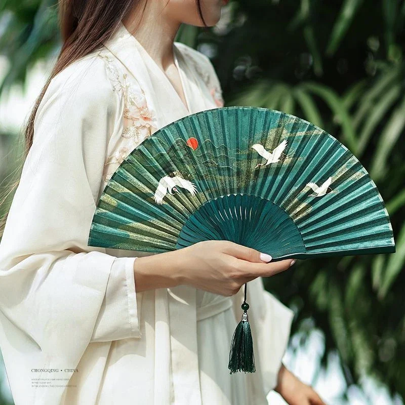 Xianhe Printing and Dyeing Folding Fan Ancient Style Hairpin Hanfu Fan Headwear New Chinese Accessories Women's Travel Matching
Xianhe Printing and Dyeing Folding Fan Ancient Style Hairpin Hanfu Fan Headwear New Chinese Accessories Women's Travel Matching