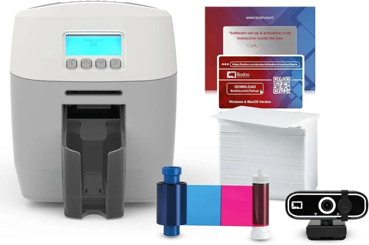 new Magicard 600 Dual Sided ID Card Printer & Complete Supplies Package ID Software - Bronze Edition
new Magicard 600 Dual Sided ID Card Printer & Complete Supplies Package ID Software - Bronze Edition