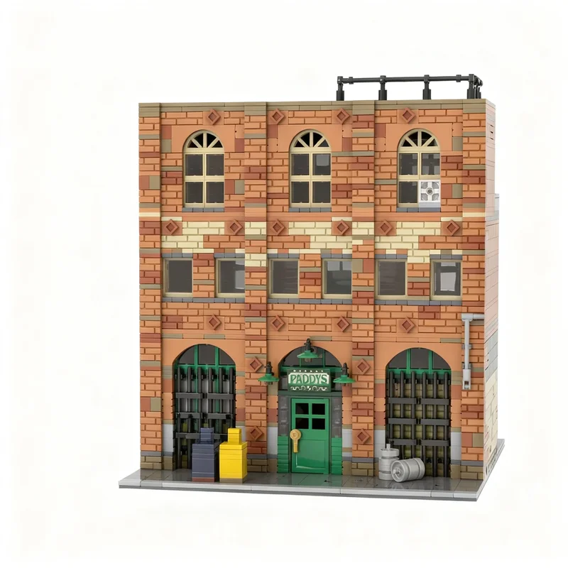 2541PCS MOC City Street View Modular Paddys Pub Model Custom Puzzles Architecture DIY Assembly Toy Gift Puzzle Creative Birthday
2541PCS MOC City Street View Modular Paddys Pub Model Custom Puzzles Architecture DIY Assembly Toy Gift Puzzle Creative Birthday