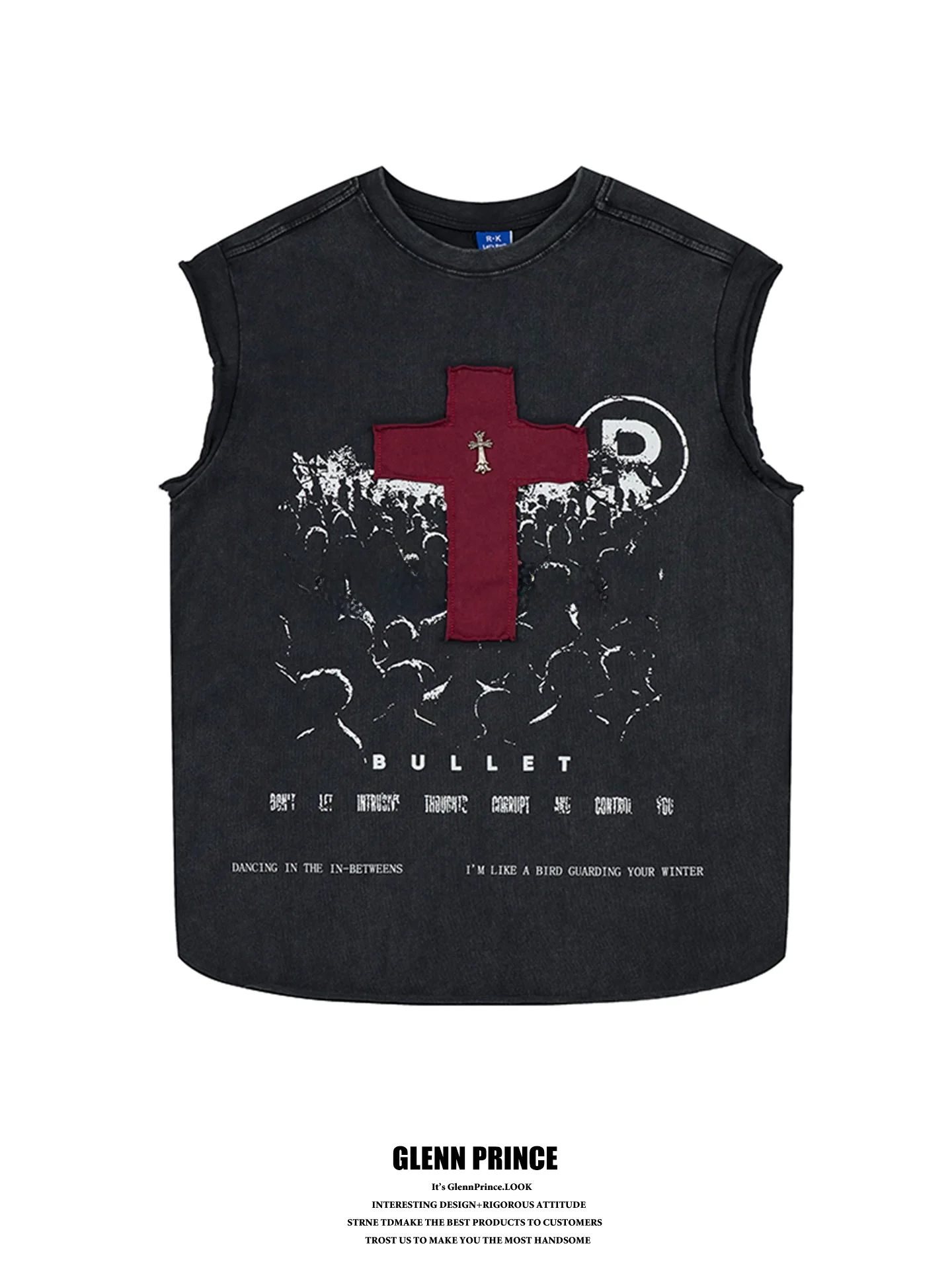 GPstudio American Rustic Cross Patchwork Cotton Vest Men's Summer Fitness Sport Pure Cotton Shoulder Pad Sleeveless T-shirt
GPstudio American Rustic Cross Patchwork Cotton Vest Men's Summer Fitness Sport Pure Cotton Shoulder Pad Sleeveless T-shirt