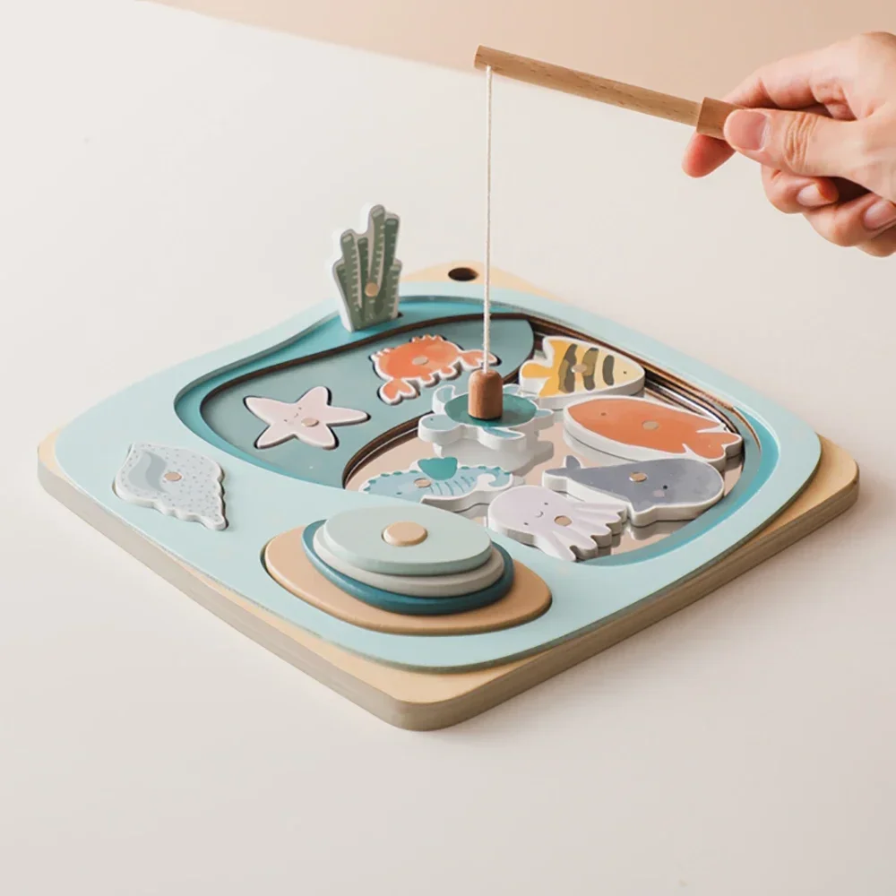 Children Montessori Toy Kids Fishing Toys Cartoon Fishing Rod Wooden Magnetic Fishing Game Set Children Educational Toy Gifts
Children Montessori Toy Kids Fishing Toys Cartoon Fishing Rod Wooden Magnetic Fishing Game Set Children Educational Toy Gifts