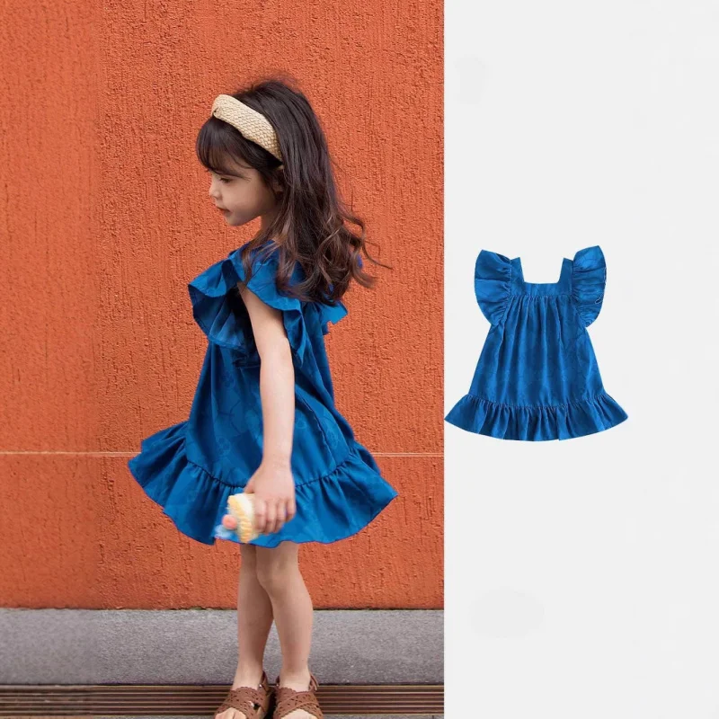 Girls' Dress Summer New Printed Square Neck Flutter Sleeve Ruffle Princess Dress for Toddlers and Young Girls Wholesale
Girls' Dress Summer New Printed Square Neck Flutter Sleeve Ruffle Princess Dress for Toddlers and Young Girls Wholesale