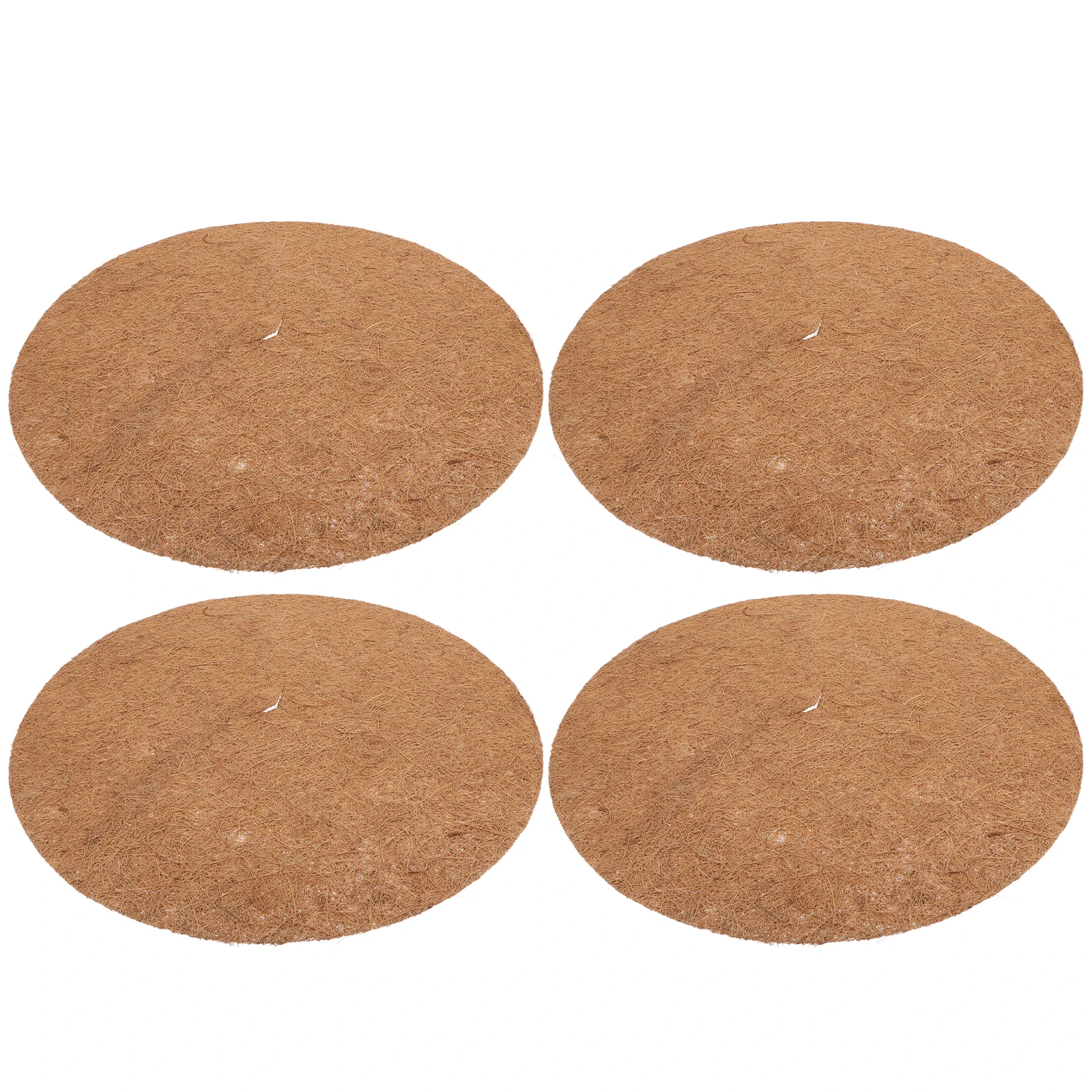 4 Pcs Coconut Palm Leakproof Mat Garden Covers for Vegetables Protection Pad Light Brown Fiber Fibers Mulch
4 Pcs Coconut Palm Leakproof Mat Garden Covers for Vegetables Protection Pad Light Brown Fiber Fibers Mulch