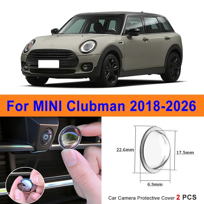 360 Reverse Image Car Camera Cover Anti-Scratch PC Lens Protector Stickers For MINI Clubman 2018-2026 2Pcs
360 Reverse Image Car Camera Cover Anti-Scratch PC Lens Protector Stickers For MINI Clubman 2018-2026 2Pcs