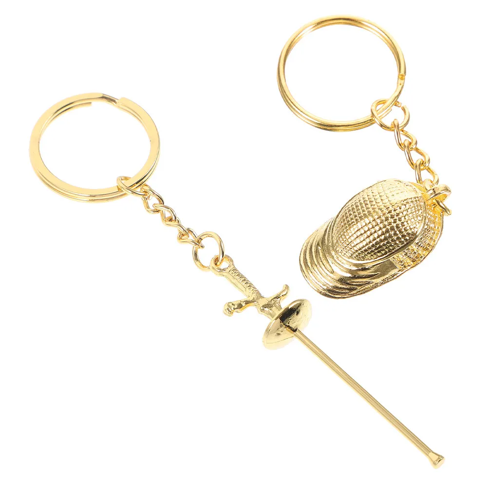 2Pcs Fencing Keychain Pendant Creative Design Bag Key Ring Decoration Portable Souvenir for Sport Fans Unique Mini
2Pcs Fencing Keychain Pendant Creative Design Bag Key Ring Decoration Portable Souvenir for Sport Fans Unique Mini