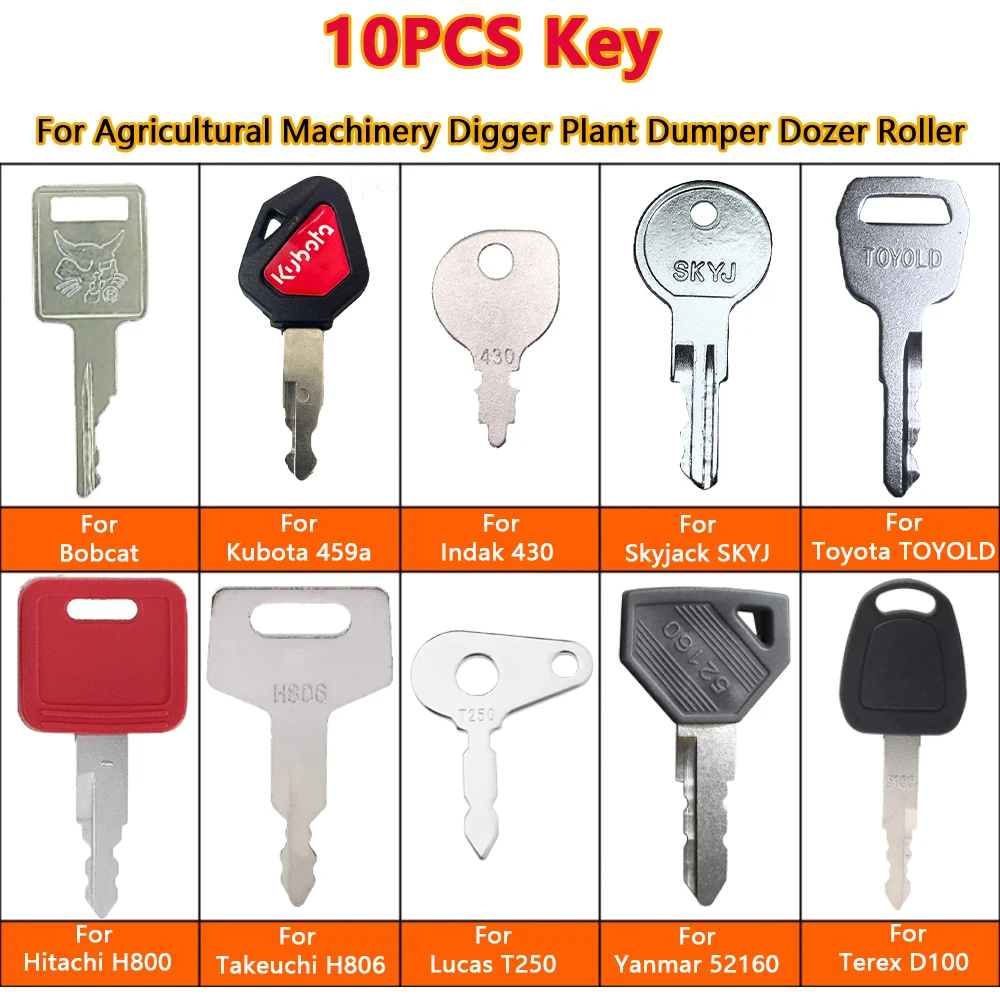 Набор ключей для растений, 10 шт., для сельскохозяйственной техники, экскаватора, самосвал для растений, ролик-расширитель, совместимый с Bobcat Hitachi Kubota
Набор ключей для растений, 10 шт., для сельскохозяйственной техники, экскаватора, самосвал для растений, ролик-расширитель, совместимый с Bobcat Hitachi Kubota