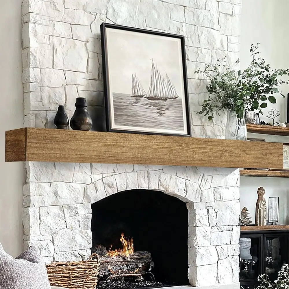 Длинная деревянная плавающая полка 72 дюйма - настенная полка в деревенском стиле для гостиной, отделка под дуб
Длинная деревянная плавающая полка 72 дюйма - настенная полка в деревенском стиле для гостиной, отделка под дуб