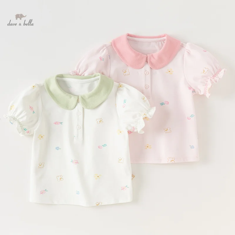 Dave Bella 2024 New Summer Girl's Baby T-Shirt Children Polo Shirt Top Cotton Short Sleeves Fashion Casual Print Sweet DB2240962
Dave Bella 2024 New Summer Girl's Baby T-Shirt Children Polo Shirt Top Cotton Short Sleeves Fashion Casual Print Sweet DB2240962