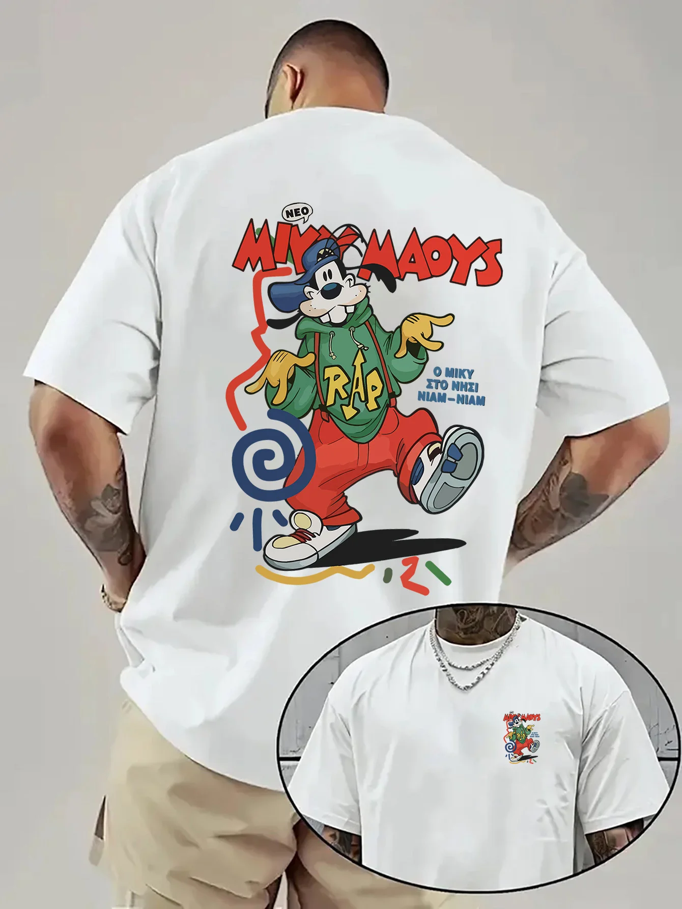 Disney Goofy Pattern Men's T-Shirt Daily Leisureand Theme Activities Wear Unisex Cotton Short Sleeve Streetwear Oversized
Disney Goofy Pattern Men's T-Shirt Daily Leisureand Theme Activities Wear Unisex Cotton Short Sleeve Streetwear Oversized