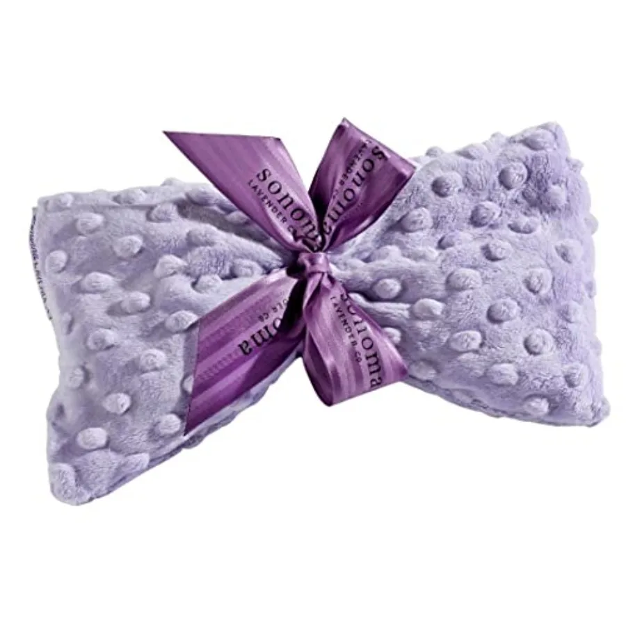 Soma Lavender Spa Mask, Heatable/Chillable Aromatherapy Eye Pillow with Lavender Infused Flaxseed Insert, Eye Compress for Stre
Soma Lavender Spa Mask, Heatable/Chillable Aromatherapy Eye Pillow with Lavender Infused Flaxseed Insert, Eye Compress for Stre
