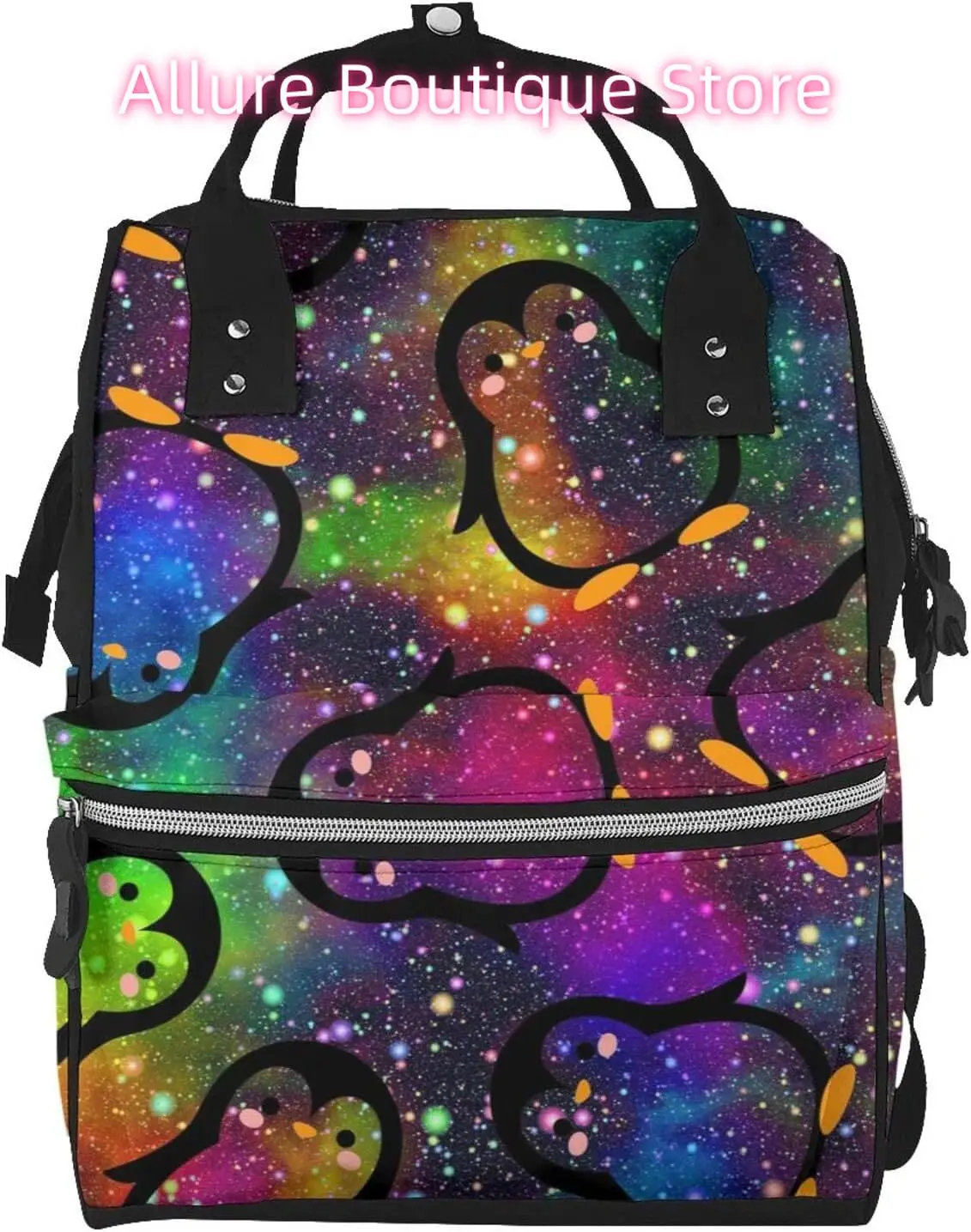 Funny Penguin Diaper Bag Backpack for Women Large Capacity Nappy Bag Multifunction Waterproof Mummy Backpacks for Mom Dad Essent
Funny Penguin Diaper Bag Backpack for Women Large Capacity Nappy Bag Multifunction Waterproof Mummy Backpacks for Mom Dad Essent