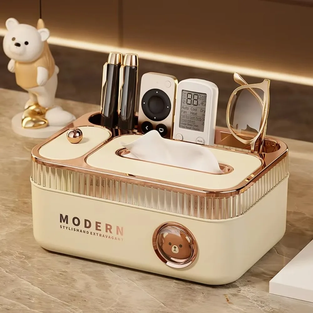 Durable Multi-function Desktop Tissue Box Dust Proof Large Capacity Remote Control Storage Box Tissue Holder Living Room
Durable Multi-function Desktop Tissue Box Dust Proof Large Capacity Remote Control Storage Box Tissue Holder Living Room
