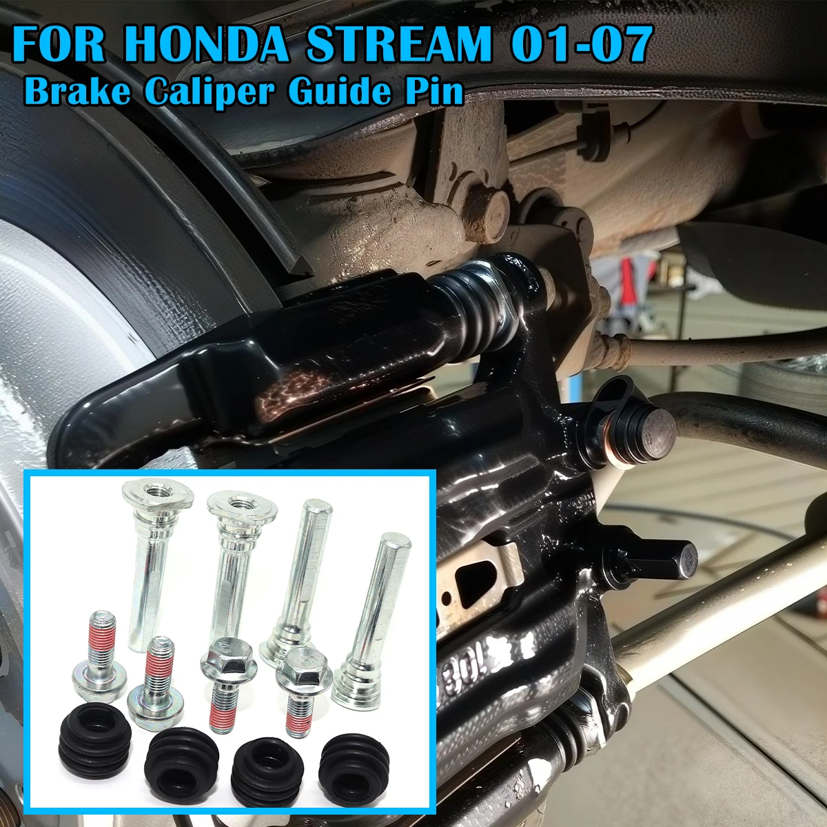 FOR HONDA STREAM 2001 2002 2003-2007 Brake Caliper Cylinder Slider Guide Pin For Disc Housing Bolt Rubber Bushing Boot Seal Kit
FOR HONDA STREAM 2001 2002 2003-2007 Brake Caliper Cylinder Slider Guide Pin For Disc Housing Bolt Rubber Bushing Boot Seal Kit