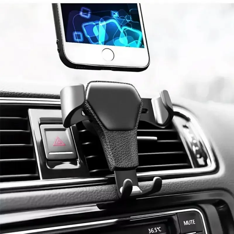 Auto Phone Holder Car Air Vent Clip Mount Mobile Phone Holder CellPhone Stand for Universal Gravity Support 
Auto Phone Holder Car Air Vent Clip Mount Mobile Phone Holder CellPhone Stand for Universal Gravity Support
