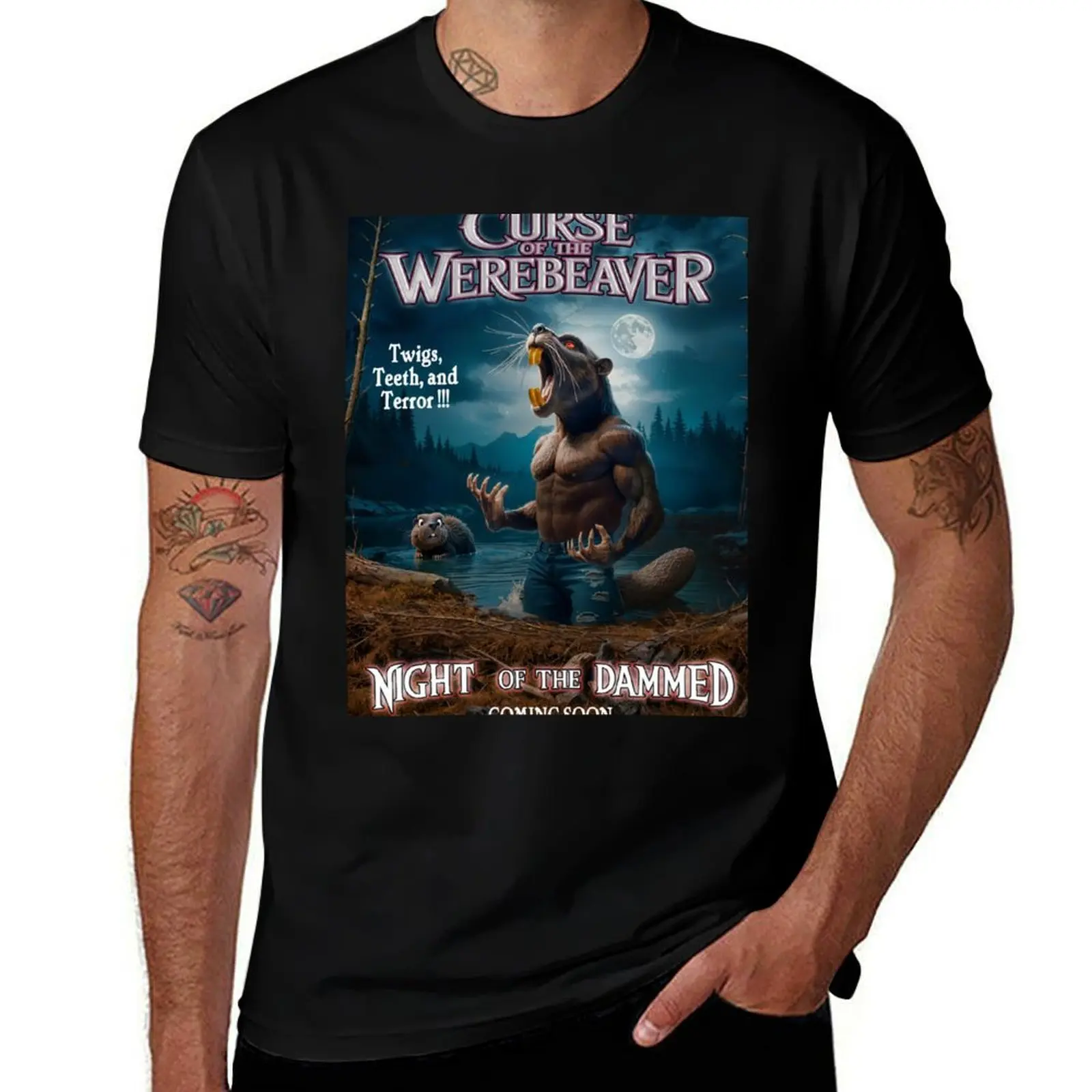 Curse of the Werebeaver T-Shirt plus size tops man clothes quick-drying custom t-shirts mens clothing 
Curse of the Werebeaver T-Shirt plus size tops man clothes quick-drying custom t-shirts mens clothing