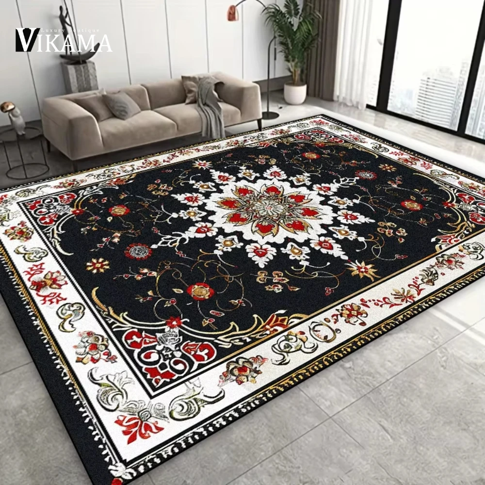 VIKAMA Classical Luxury Persian Loop-pile Carpets Living Room Bedroom Kitchen Coffee Table Floor Mat Large Rug Home Decoration
VIKAMA Classical Luxury Persian Loop-pile Carpets Living Room Bedroom Kitchen Coffee Table Floor Mat Large Rug Home Decoration
