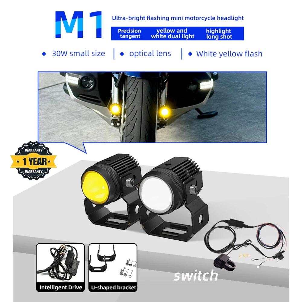Motorcycle Fog Lights 6000K 3000K LED Off Road Driving Light 30W Auxiliary Spot Work Lights Explorers Accessories for Truck Car
Motorcycle Fog Lights 6000K 3000K LED Off Road Driving Light 30W Auxiliary Spot Work Lights Explorers Accessories for Truck Car