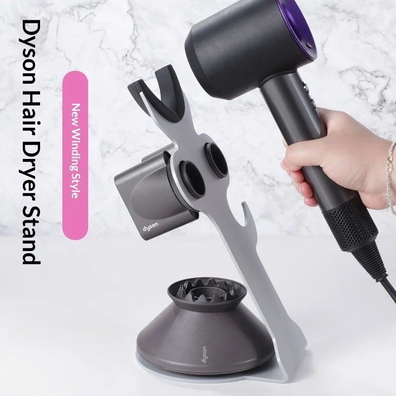 Vertical desktop hair dryer stand, hole-free, Dyson hair dryer stand, metal hair dryer holder
Vertical desktop hair dryer stand, hole-free, Dyson hair dryer stand, metal hair dryer holder