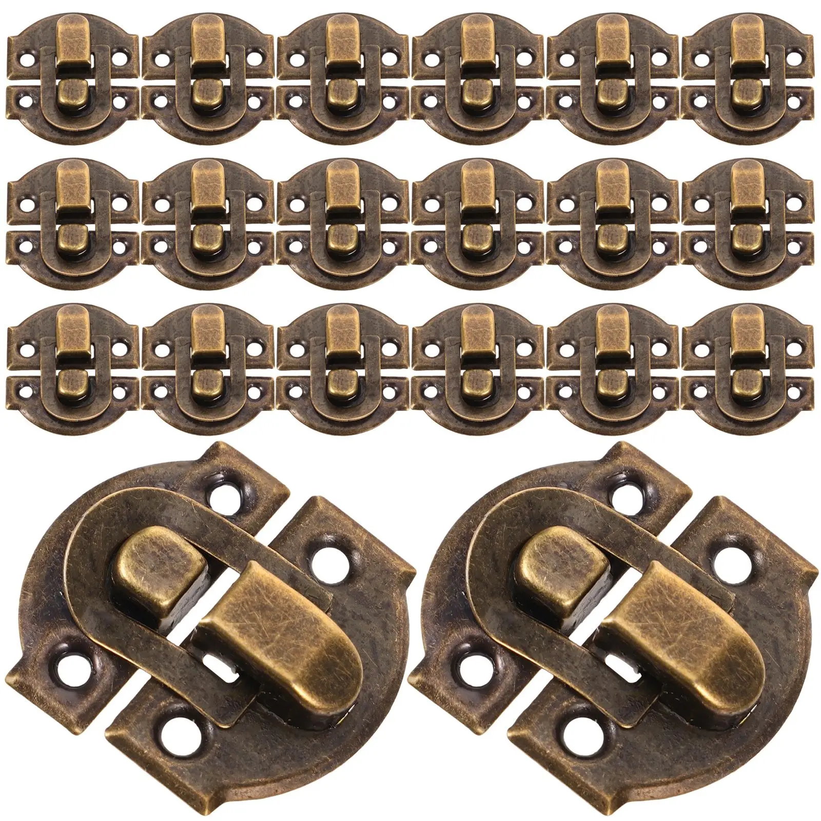 30pcs Jewelry Latches Durable Wooden Case Latches Steel Vintage Wooden Box Hasp Toggle Cabinet Lock Hardware
30pcs Jewelry Latches Durable Wooden Case Latches Steel Vintage Wooden Box Hasp Toggle Cabinet Lock Hardware