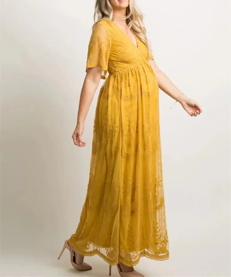 Elegant Maternity Dresses For Photo Shoot Session Summer Lace Baby Shower Pregnancy Dress Pregnant Women's Photography Maxi Gown
Elegant Maternity Dresses For Photo Shoot Session Summer Lace Baby Shower Pregnancy Dress Pregnant Women's Photography Maxi Gown