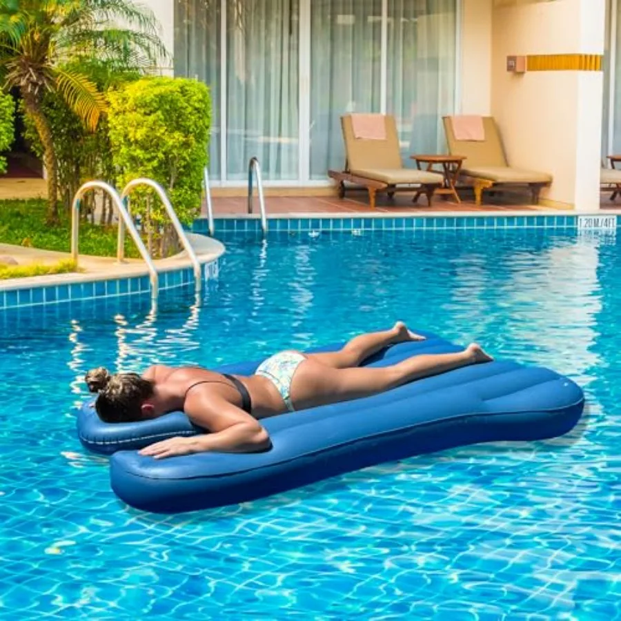 Inflatable Face Down Pool Float for Laying on Stomach, Oversized, PVC, Blue, Extra-Comfortable Mesh Surface
Inflatable Face Down Pool Float for Laying on Stomach, Oversized, PVC, Blue, Extra-Comfortable Mesh Surface
