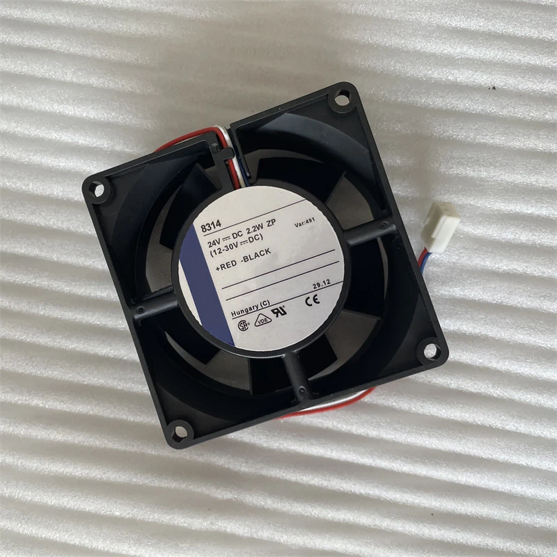 8314/2H 24V 6W 8032 frequency converter fan 80*80*32mm
8314/2H 24V 6W 8032 frequency converter fan 80*80*32mm