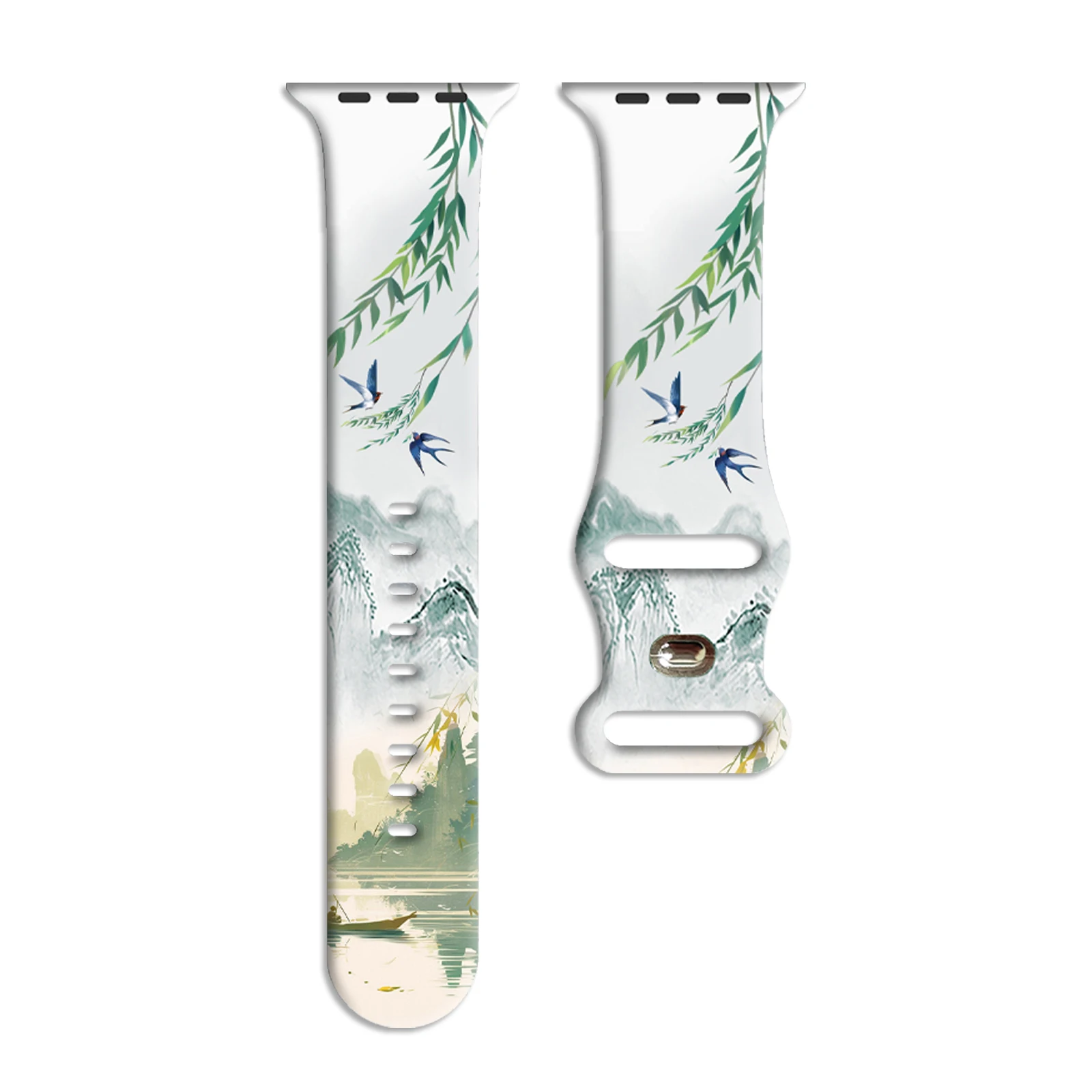 Antique Chinese painting printed strap for Apple Watch11 10 9 8Silicone Band Replaceable Bracelet for iWatch 38mm 44mm 42mm 41mm
Antique Chinese painting printed strap for Apple Watch11 10 9 8Silicone Band Replaceable Bracelet for iWatch 38mm 44mm 42mm 41mm