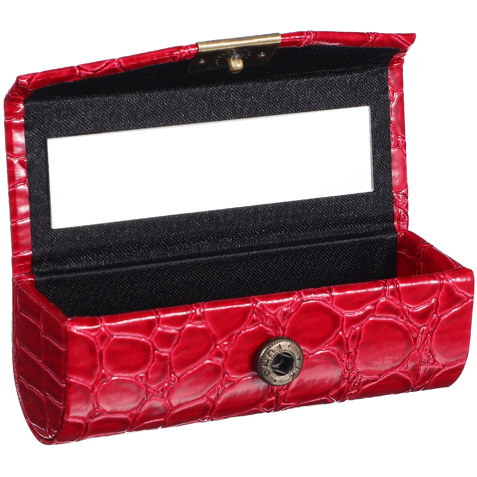 Single Lipstick Case Holder Portable Compact PU Red Travel Toiletries Mirror Purse Shaped Filling Stylish Secure
Single Lipstick Case Holder Portable Compact PU Red Travel Toiletries Mirror Purse Shaped Filling Stylish Secure