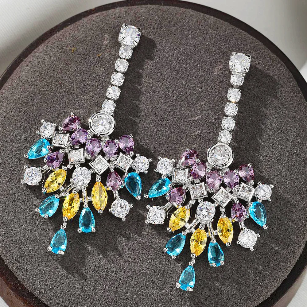 Missvikki Luxury Romantic Shiny Drop Earrings Shiny Cubic Zircon Charm Earring For Bridal Wedding Party Accessories High Quality
Missvikki Luxury Romantic Shiny Drop Earrings Shiny Cubic Zircon Charm Earring For Bridal Wedding Party Accessories High Quality