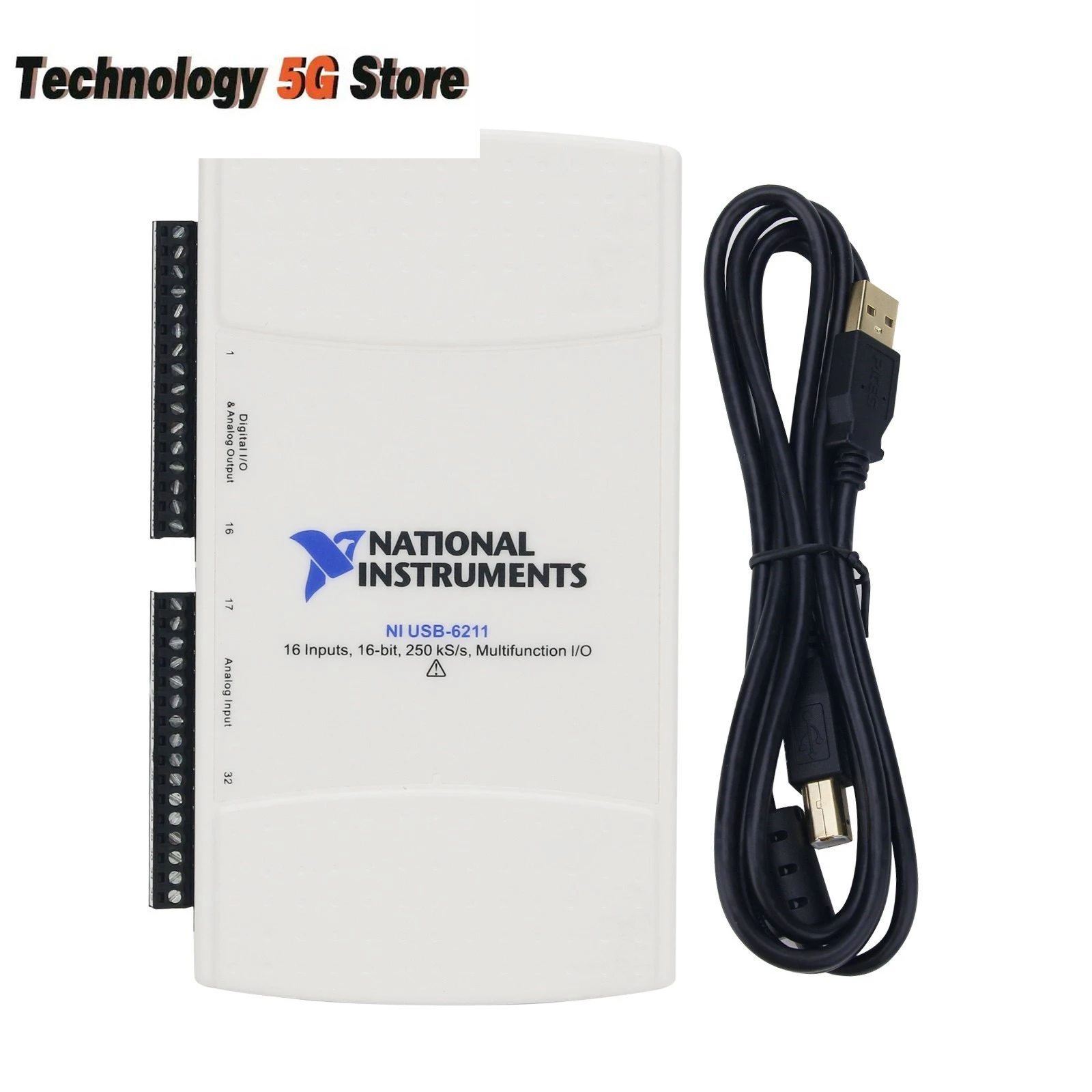USB-6211 OEM-карта сбора данных DAQ USB 779676-01 Многофункциональный ввод/вывод 16 входов 16 бит 250 KS/s для NI
USB-6211 OEM-карта сбора данных DAQ USB 779676-01 Многофункциональный ввод/вывод 16 входов 16 бит 250 KS/s для NI