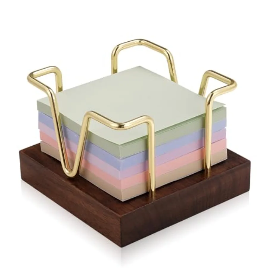 Wood Sticky Note Holder, 3 x 3 inch Self-Stick Note Memo Pad Holder for Desk, Notepad Dispenser for School Office
Wood Sticky Note Holder, 3 x 3 inch Self-Stick Note Memo Pad Holder for Desk, Notepad Dispenser for School Office