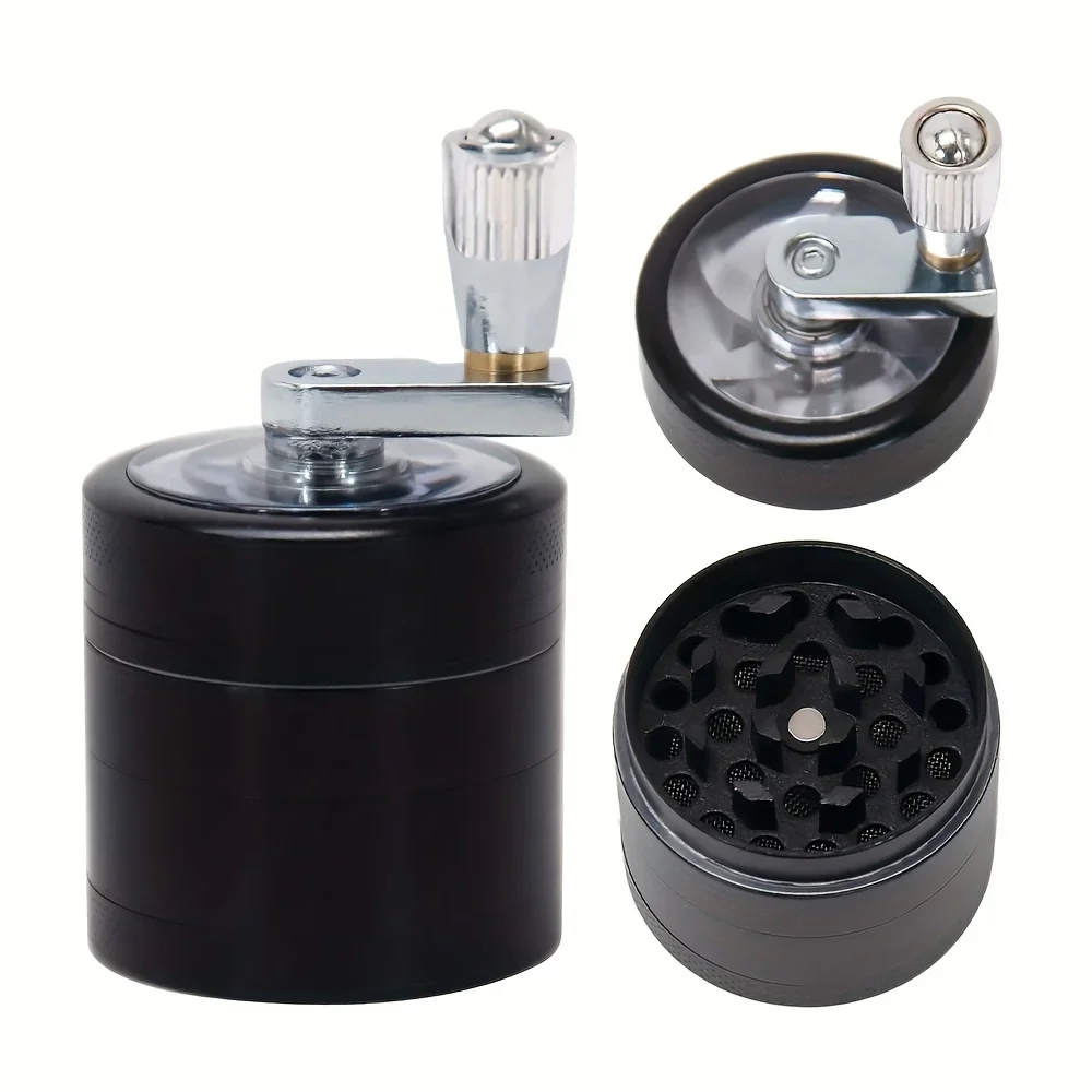 40mm Zina Alloy Handle-Type Herb Grinder Spice Mills 4-layers Durable Kibbler Smoking Accessories for Smoker Holiday Gifts
40mm Zina Alloy Handle-Type Herb Grinder Spice Mills 4-layers Durable Kibbler Smoking Accessories for Smoker Holiday Gifts