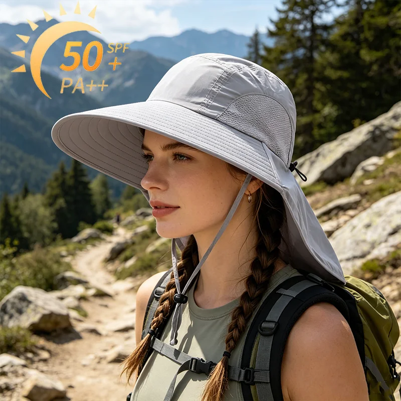 Outdoor Bucket Hat Wide Brim UV Protection Sun Cap with Detachable Neck Flap Summer Fishing Hiking Camping Travel Sun Hat
Outdoor Bucket Hat Wide Brim UV Protection Sun Cap with Detachable Neck Flap Summer Fishing Hiking Camping Travel Sun Hat 