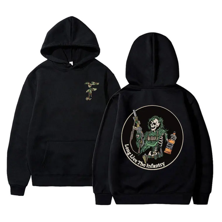 Forward Observations Group Hoodie Long Live The Infantry Sweatshirt Men Women Skeleton Graphic Hoodies Unisex Fleece Sportwear
Forward Observations Group Hoodie Long Live The Infantry Sweatshirt Men Women Skeleton Graphic Hoodies Unisex Fleece Sportwear