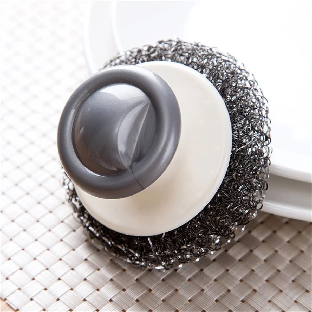 AD30-Stainless Steel Scrubber with Handle, Heavy Duty Pot Scrubbers Dish Scrubber Cleaning Brush Wash for Dish
AD30-Stainless Steel Scrubber with Handle, Heavy Duty Pot Scrubbers Dish Scrubber Cleaning Brush Wash for Dish