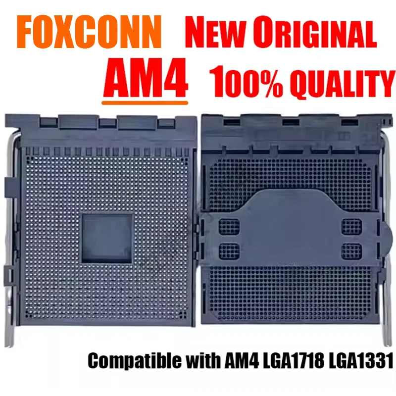 FOXCONN Original LGA 1331 AM4 LGA1331 Motherboard Mainboard Soldering BGA CPU Socket Holder AZIF0068 LOTES 
FOXCONN Original LGA 1331 AM4 LGA1331 Motherboard Mainboard Soldering BGA CPU Socket Holder AZIF0068 LOTES