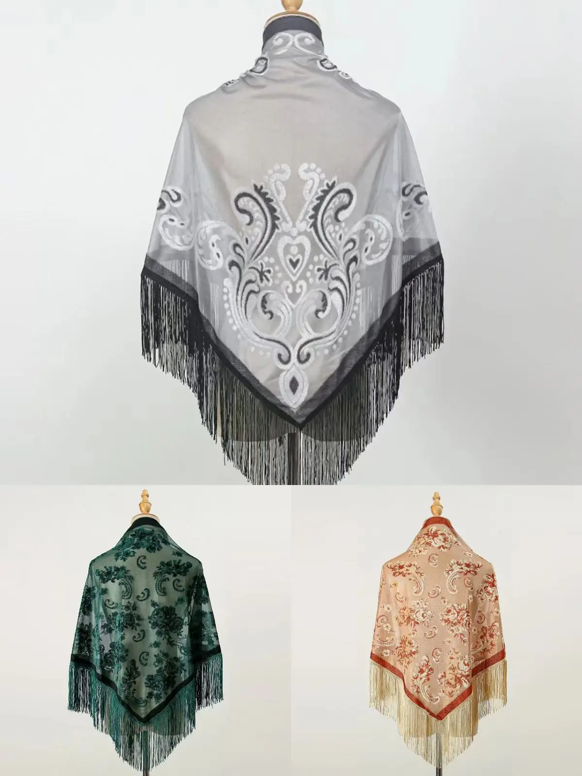 Women Shawl with Tassel Velvet Green Scarf Ethnic Style Grand Shawl Beach Elegant Red Graceful Cover-Up Wraps Fashion 160X70CM
Women Shawl with Tassel Velvet Green Scarf Ethnic Style Grand Shawl Beach Elegant Red Graceful Cover-Up Wraps Fashion 160X70CM