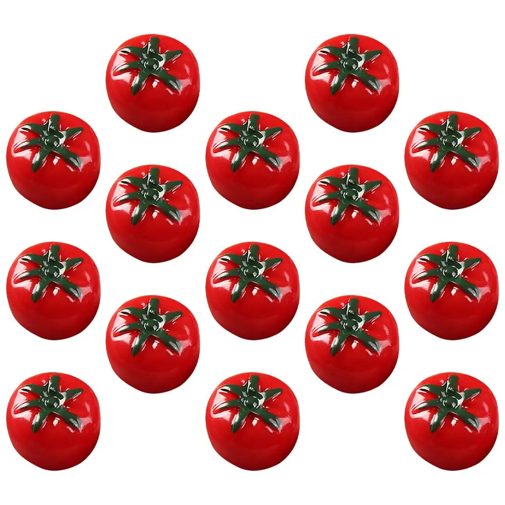 15 Pcs 3D Tomato Model Fake Fruit Vegetables Artificial Realistic Tomatoes for Decoration and Nuts Simulation
15 Pcs 3D Tomato Model Fake Fruit Vegetables Artificial Realistic Tomatoes for Decoration and Nuts Simulation
