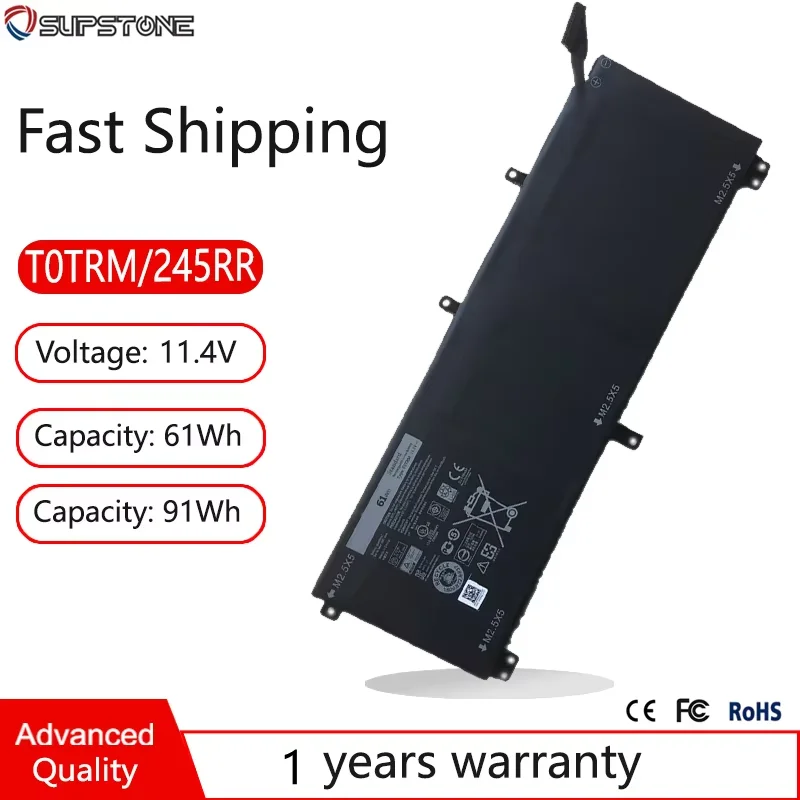 Новый аккумулятор для ноутбука T0TRM 245RR для Dell Precision M3800, XPS 15 9535,9530 P31F TOTRM Y758W H76MV 7D1WJ 61 Втч и 91 Втч
Новый аккумулятор для ноутбука T0TRM 245RR для Dell Precision M3800, XPS 15 9535,9530 P31F TOTRM Y758W H76MV 7D1WJ 61 Втч и 91 Втч
