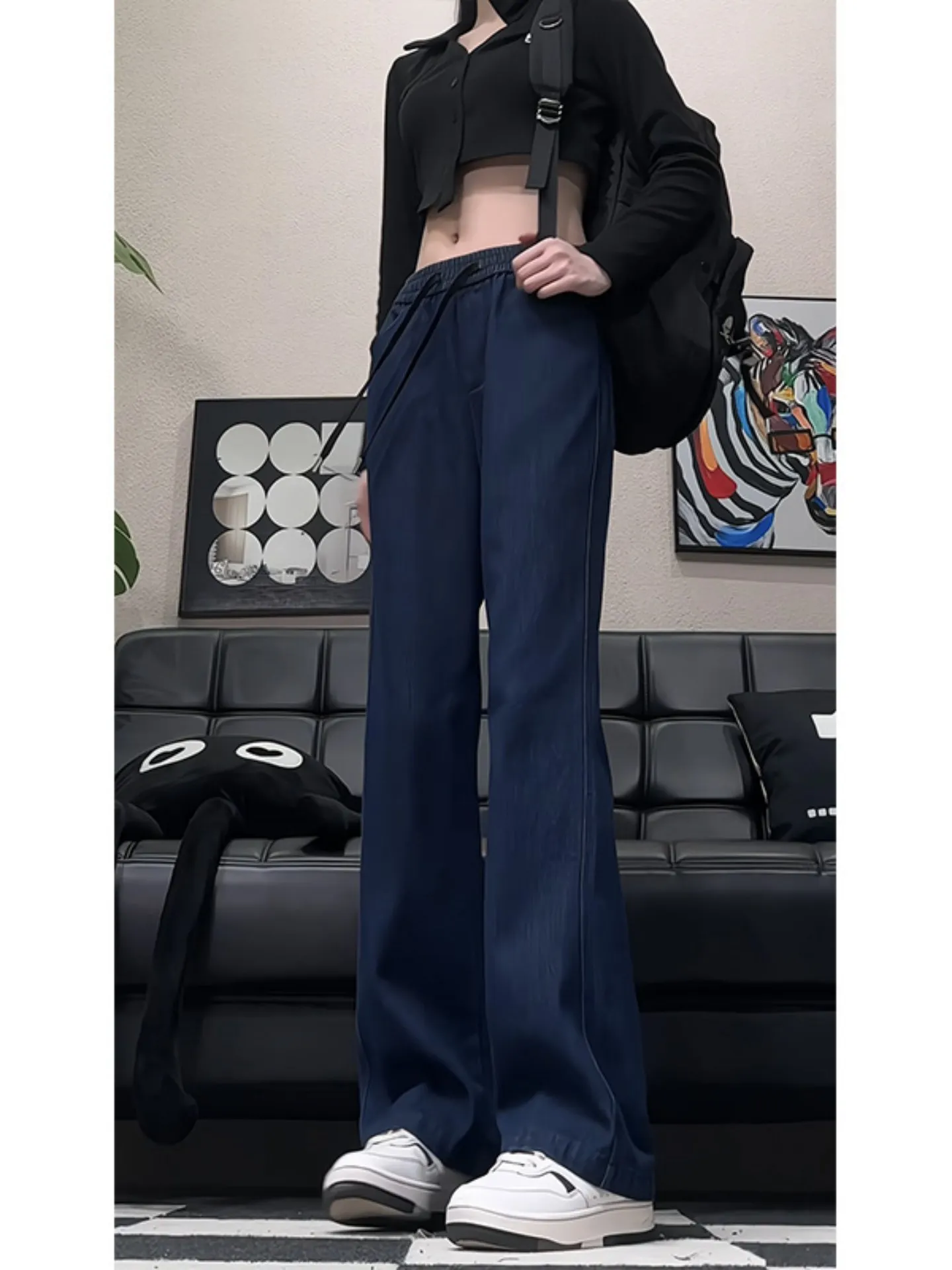 Deep Blue Men's Slim Fit Straight Leg Jeans Knife Bootcut High Street Style Casual Wear mid Waist Bleached Denim Jeans
Deep Blue Men's Slim Fit Straight Leg Jeans Knife Bootcut High Street Style Casual Wear mid Waist Bleached Denim Jeans