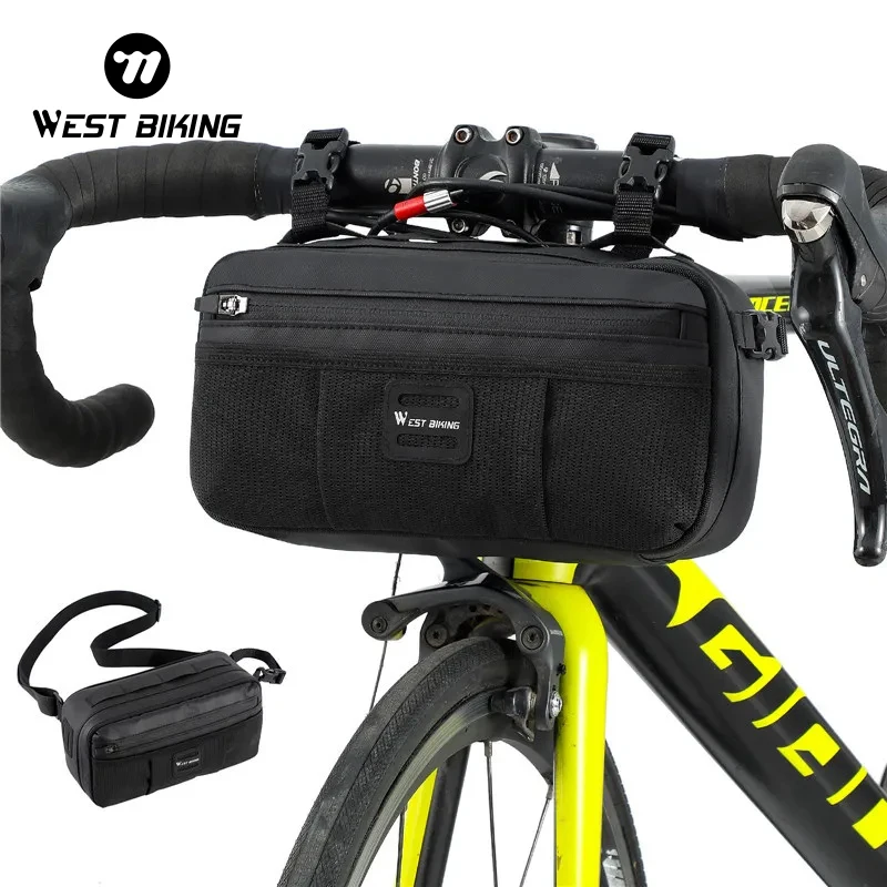 WEST BIKING Bike Bag Multi-function Cycling Handlebar Bag Large Capacity Waterproof Messenger Waist Bag Bicycle Accessories
WEST BIKING Bike Bag Multi-function Cycling Handlebar Bag Large Capacity Waterproof Messenger Waist Bag Bicycle Accessories