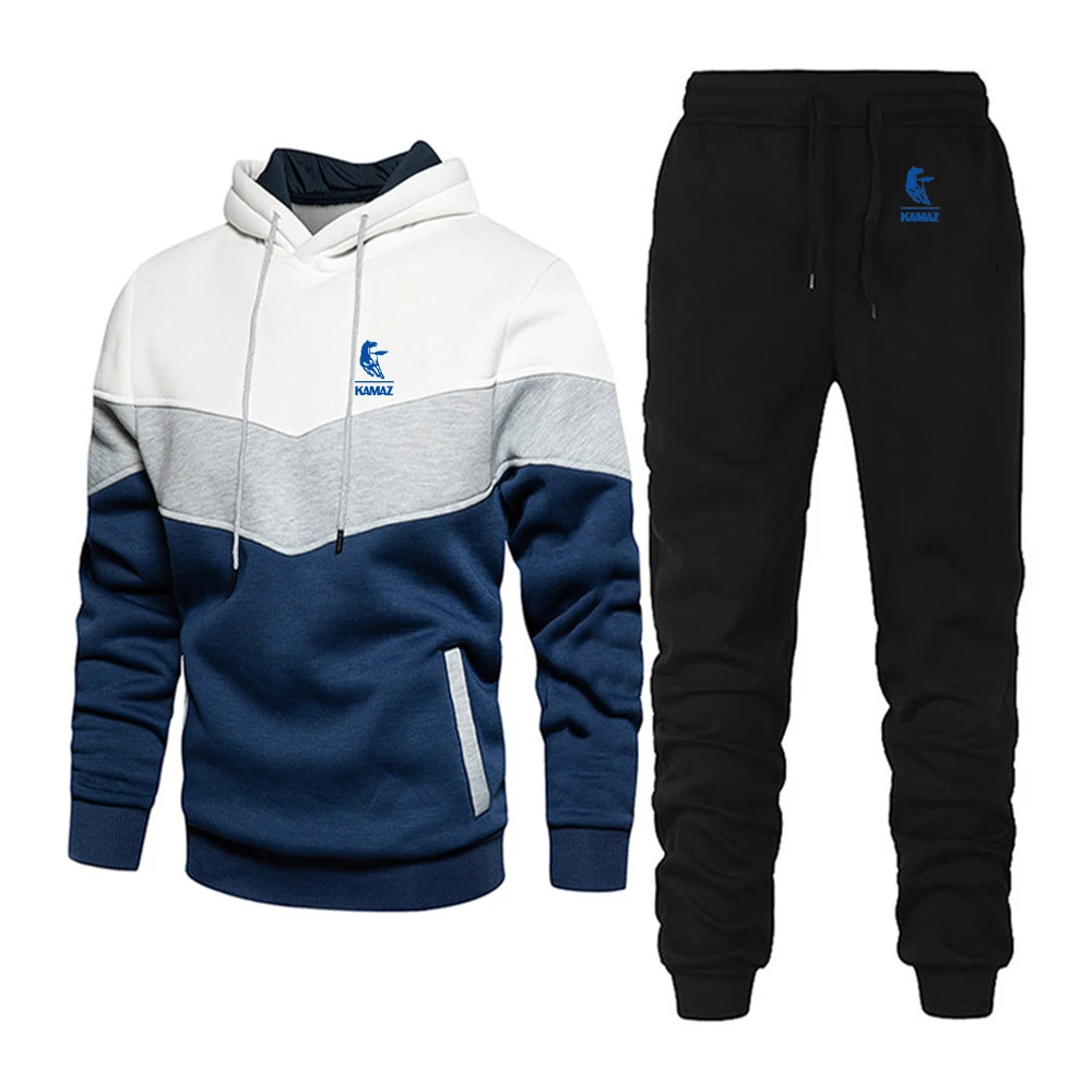 2023 kamaz Men's New Hooded Print Fashionable High Quality Sporting Casual Three-Color Stitching Hoodies Tops + Trousers Suits
2023 kamaz Men's New Hooded Print Fashionable High Quality Sporting Casual Three-Color Stitching Hoodies Tops + Trousers Suits