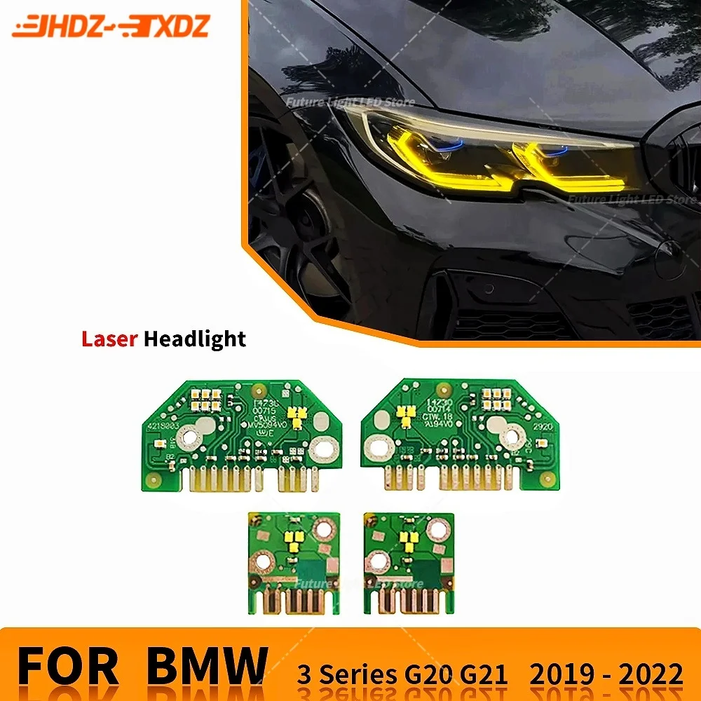 Laser Headlight Daytime Running Light Angel Eye For BMW 3 Series G20 G21 2020 DRL LED Boards Turn Signal Module Yellow Blue Red
Laser Headlight Daytime Running Light Angel Eye For BMW 3 Series G20 G21 2020 DRL LED Boards Turn Signal Module Yellow Blue Red