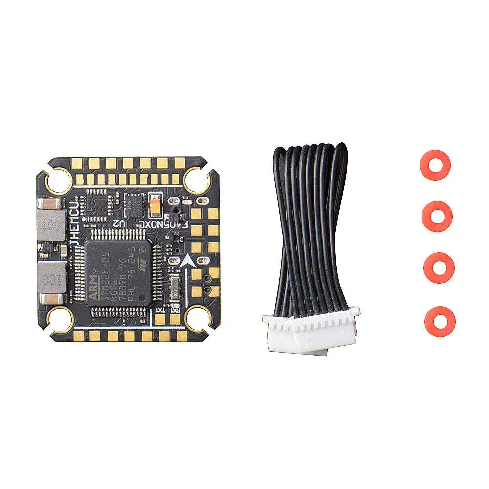JHEMCU F405 NOXE V2 Контроллер полета Baro OSD 16MB BlackBox 5V 10V Dual BEC 20X20mm 3-6S LIPO для FPV Freestyle Drone DIY Запчасти
JHEMCU F405 NOXE V2 Контроллер полета Baro OSD 16MB BlackBox 5V 10V Dual BEC 20X20mm 3-6S LIPO для FPV Freestyle Drone DIY Запчасти