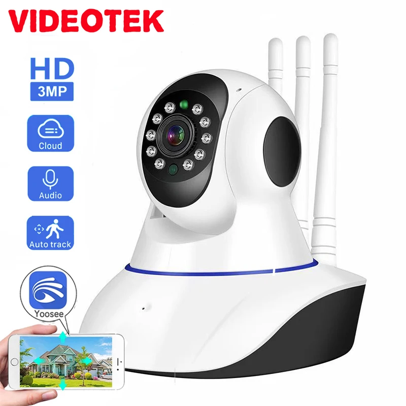 VIDEOTEK Yoosee IP Camera Wireless 2MP Home Security Camera Night Vision Two Way Audio CCTV Indoor Baby Monitor Camera
VIDEOTEK Yoosee IP Camera Wireless 2MP Home Security Camera Night Vision Two Way Audio CCTV Indoor Baby Monitor Camera