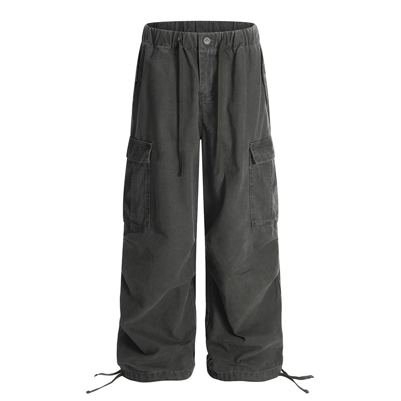 Мужские рабочие брюки GXFortune в американском ретро-стиле, свободного кроя, с широкими штанинами, на шнурке, с множеством карманов, модные, прямые, длинные
Мужские рабочие брюки GXFortune в американском ретро-стиле, свободного кроя, с широкими штанинами, на шнурке, с множеством карманов, модные, прямые, длинные