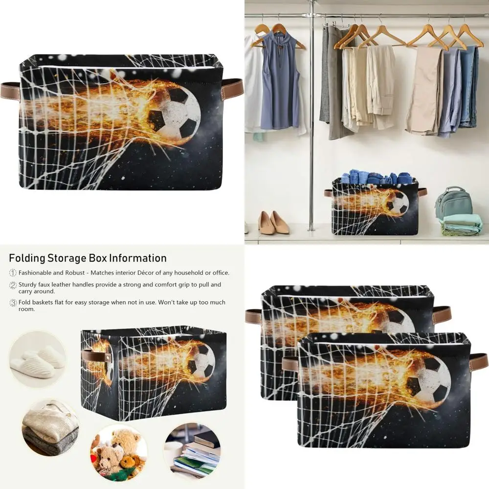 Прочный холщовый куб для хранения футбольного мяча со складной корзиной и ручками для организации игрушек и спортивных снастей
Прочный холщовый куб для хранения футбольного мяча со складной корзиной и ручками для организации игрушек и спортивных снастей