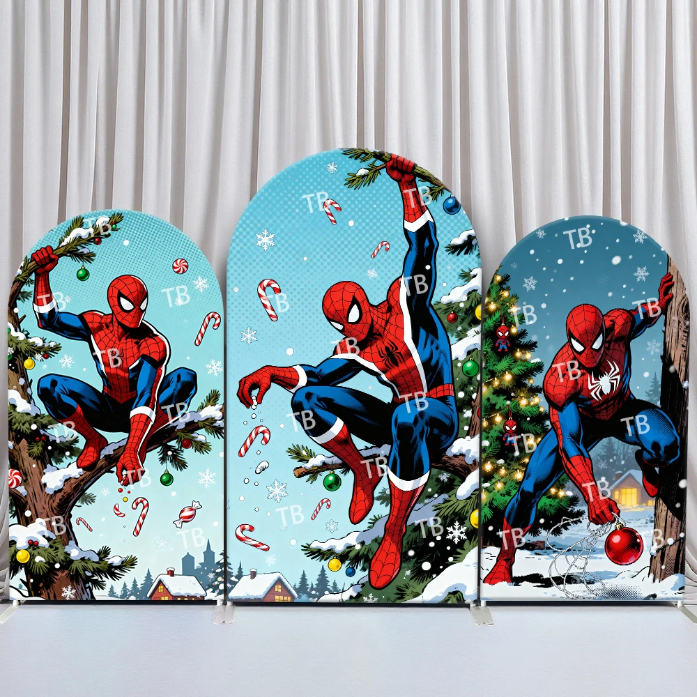 Spider-Man Arch Backdrop Cover Christmas Tree Festive Comic Style Birthday & Baby Shower Party Photo Booth Decor Props
Spider-Man Arch Backdrop Cover Christmas Tree Festive Comic Style Birthday & Baby Shower Party Photo Booth Decor Props