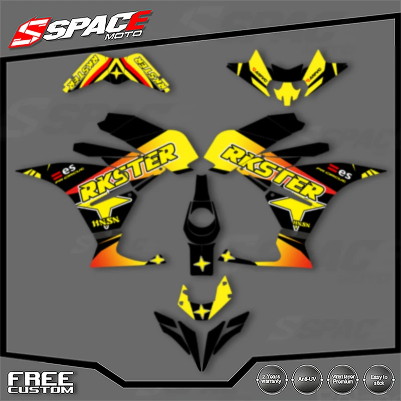 SPACE Custom Motorcycle Graphics For KTM 2017 2018 2019 2020 RC250 17-20 RC250 390 Decal Stickers Kits 005 
SPACE Custom Motorcycle Graphics For KTM 2017 2018 2019 2020 RC250 17-20 RC250 390 Decal Stickers Kits 005