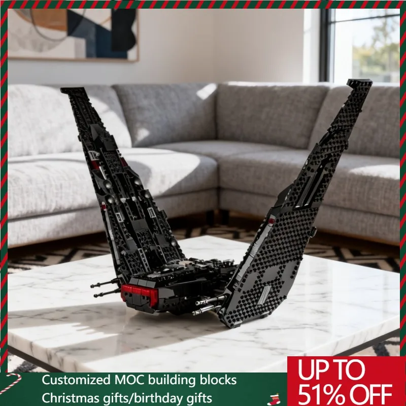 1005PCS Star Battle Movie MOC Space Shuttle Fighter Model DIY Creative Ideas Child Toy Assembly Puzzle Birthday Customize Gift
1005PCS Star Battle Movie MOC Space Shuttle Fighter Model DIY Creative Ideas Child Toy Assembly Puzzle Birthday Customize Gift
